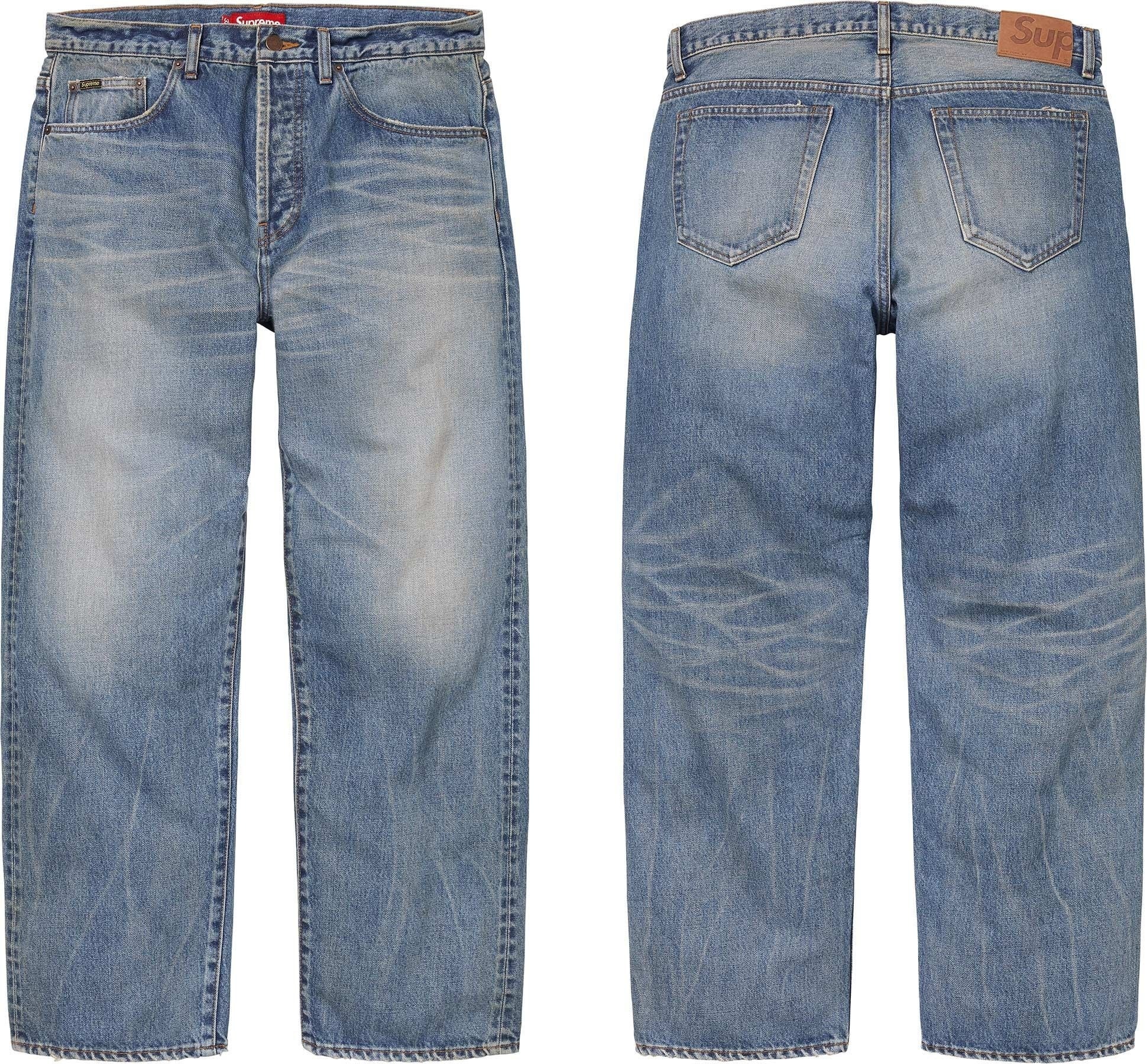 Distressed Loose Fit Selvedge Jean view 4